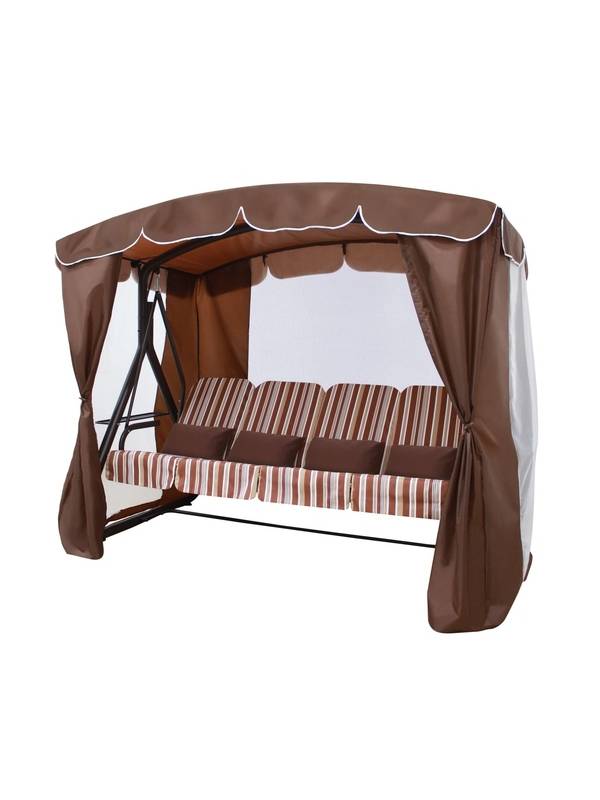 Качели садовые Дефа Люси Люкс (шоколад)