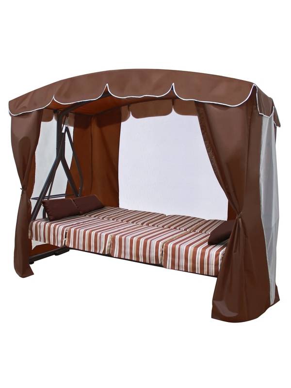 Качели садовые Дефа Люси Люкс (шоколад)