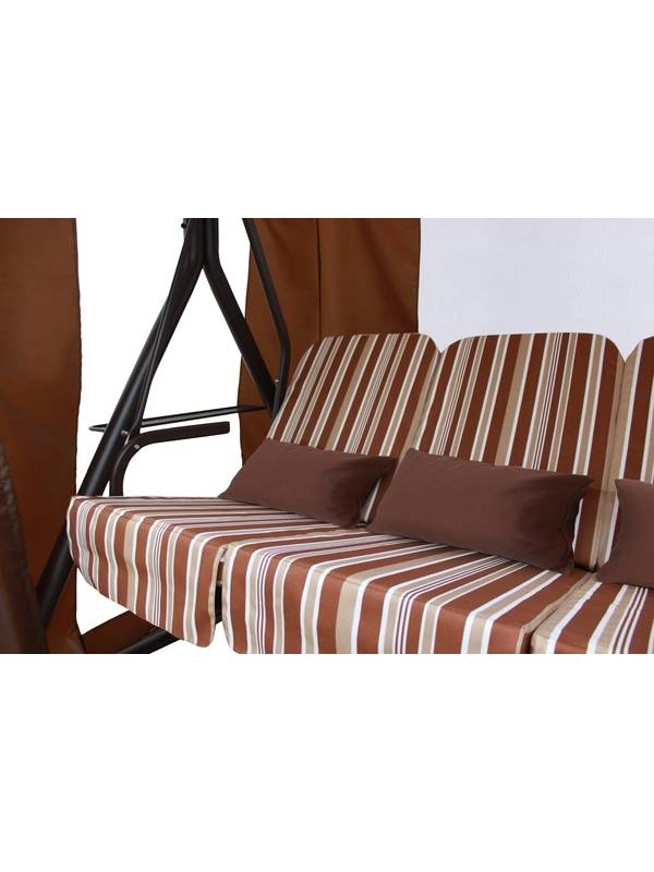 Качели садовые Дефа Люси Люкс (шоколад)