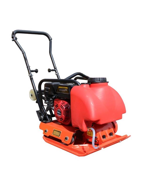 Виброплита Impulse VP80TL Loncin G200F (бак, колеса)