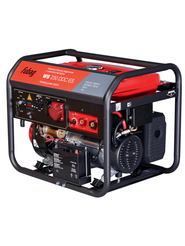 Сварочный генератор FUBAG WS 230 DDC ES с электростартером