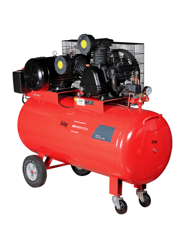 Компрессор масляный ременной FUBAG DCF-900/270 CT7.5 двухступенчатый