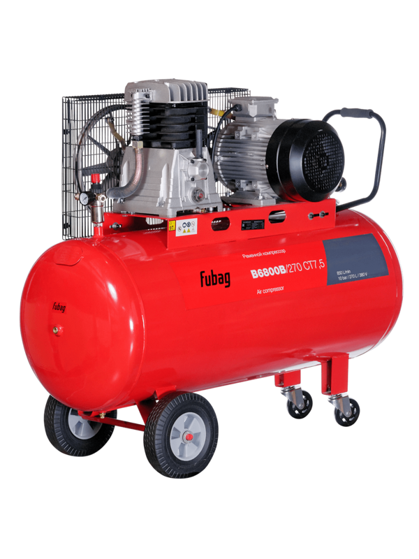 Компрессор масляный ременной FUBAG B6800B/270 СТ7.5 одноступенчатый