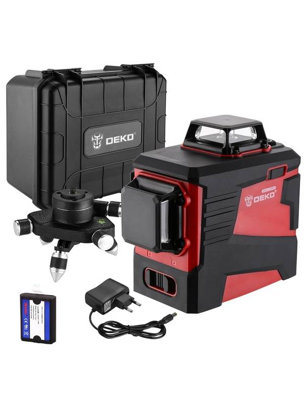Уровень лазерный DEKO DKLL12PR3 case