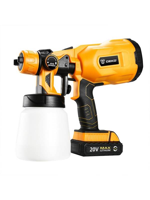 Краскопульт аккумуляторный DEKO DKSG20K2