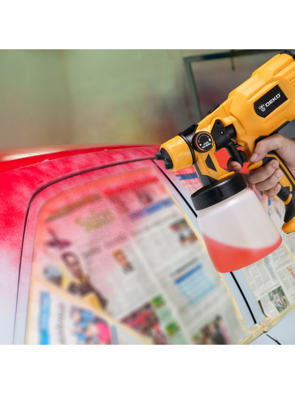Краскопульт аккумуляторный DEKO DKSG20K2