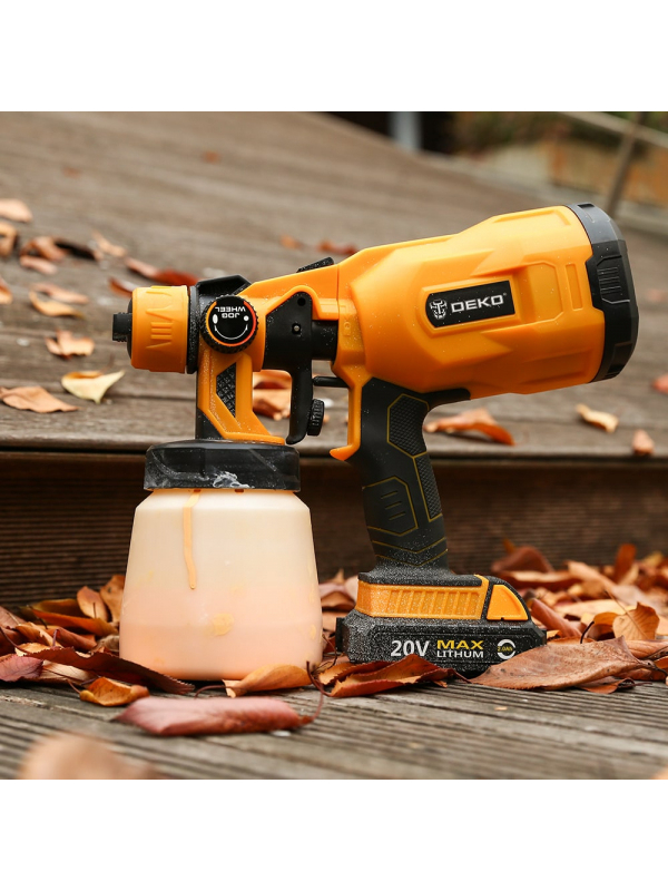 Краскопульт аккумуляторный DEKO DKSG20K2