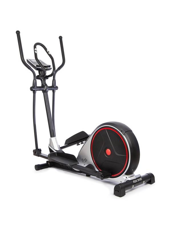 Эллиптический электрический тренажер Atlas Sport STRONG (маховик 24 кг)