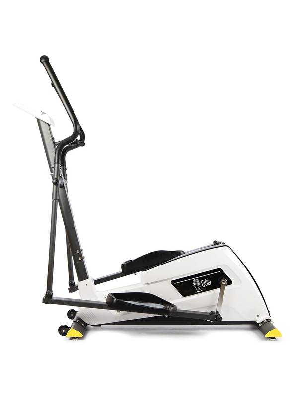 Эллиптический тренажер Atlas Sport FUSION Programmable White (маховик 12 кг)