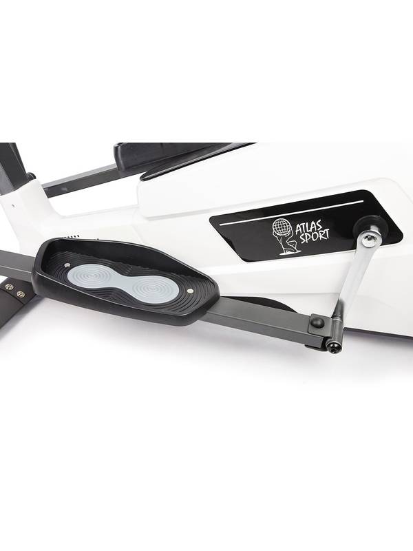 Эллиптический тренажер Atlas Sport FUSION Programmable White (маховик 12 кг)