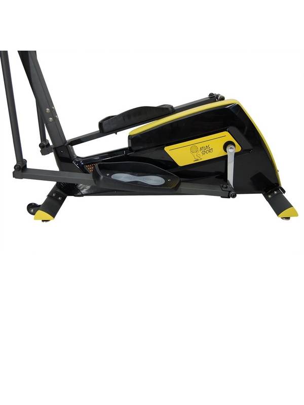 Эллиптический тренажер Atlas Sport FUSION Programmable Black (маховик 12 кг)
