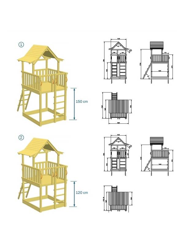 Набор для строительства детской площадки PAGODA