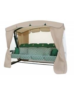 Качели садовые Монарх (зеленый)