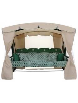 Качели садовые Монарх (зеленый)