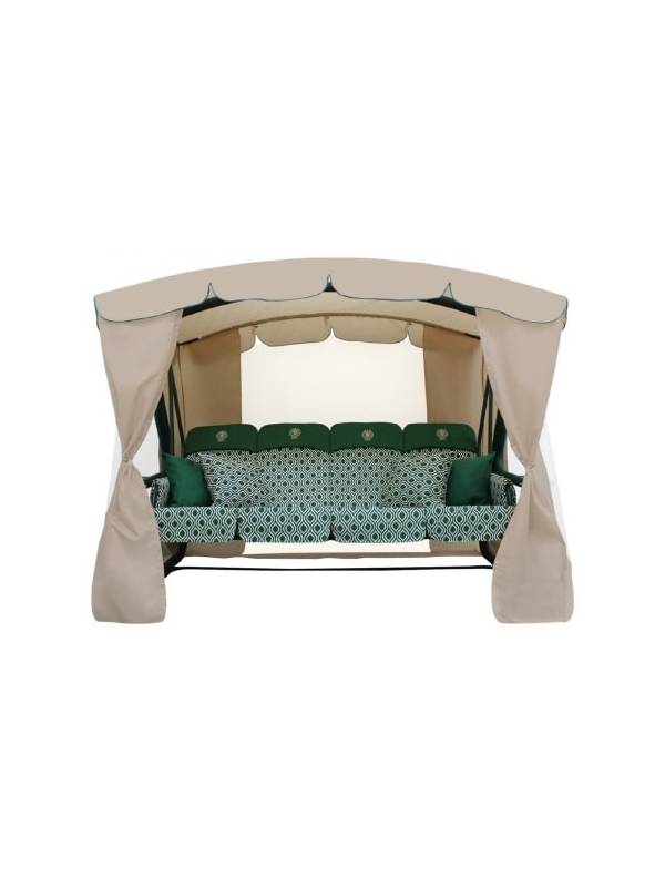 Качели садовые Монарх (зеленый)