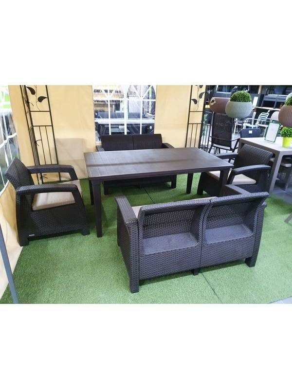 Набор уличной мебели Corfu Fiesta Futura, коричневый 