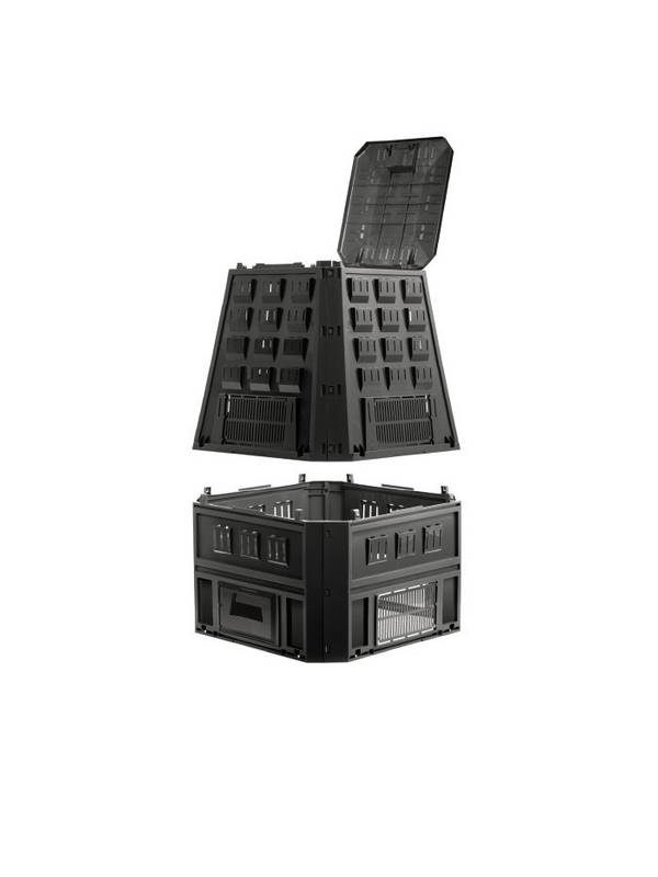 Компостер (Evogreen), 630л, черный