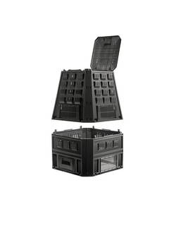 Компостер (Evogreen), 630л, черный
