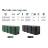 Компостер Module Compogreen 1600л, черный