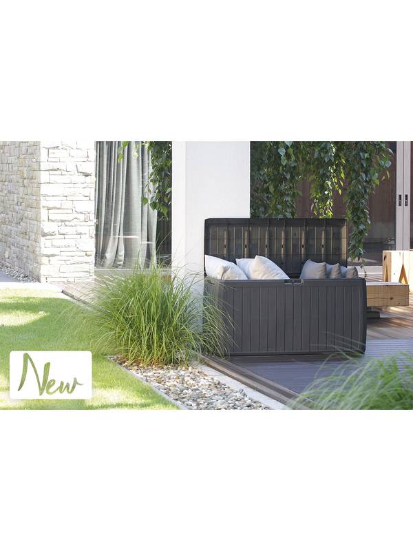 Сундук пластиковый BOXE BOARD, коричневый