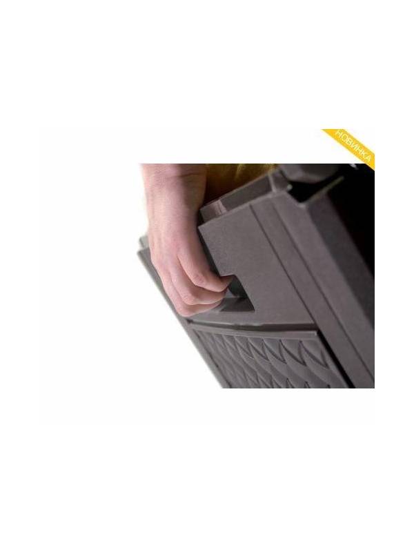 Сундук пластиковый BOXE BOARD, коричневый