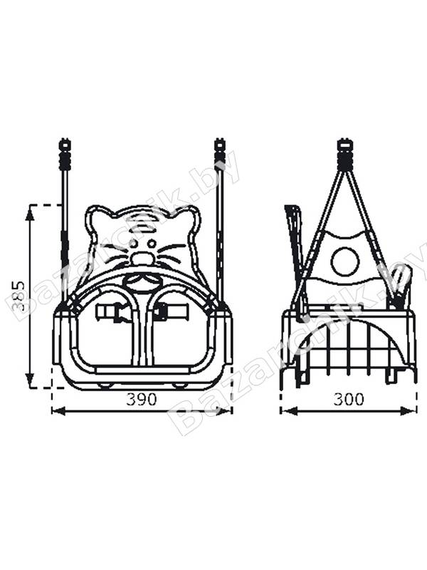 Детские качели KBT Baby Trix (3 в 1)
