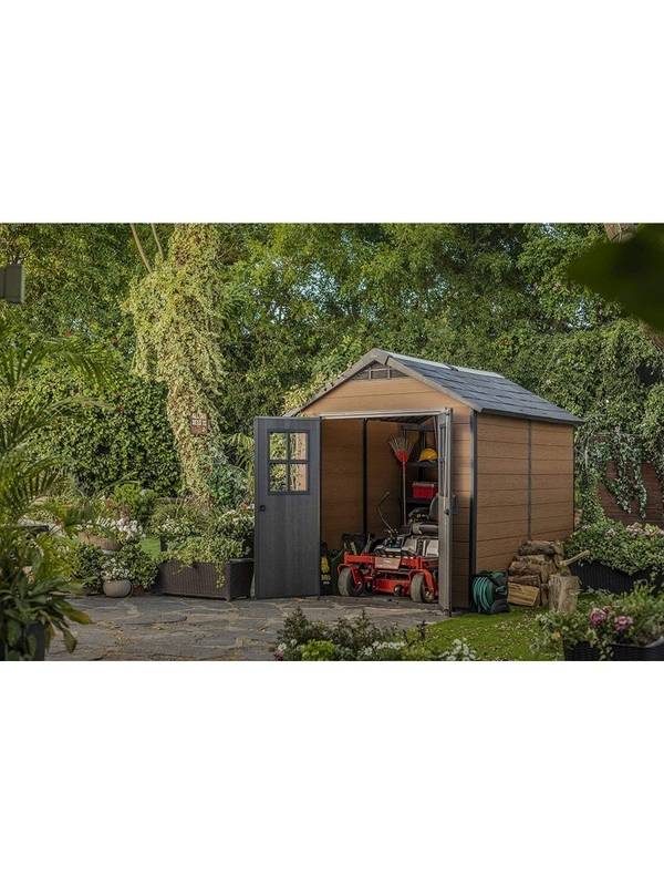 Хозяйственный блок Newton 759 (6,5 м2) ДПК, коричневый