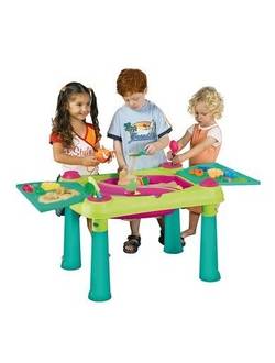 Стол Sand & Water table, бирюза/зеленый/красный