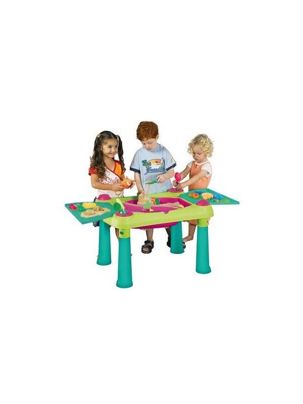Стол Sand & Water table, бирюза/зеленый/красный