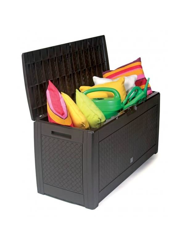 Сундук пластиковый Boxe Matuba, коричневый