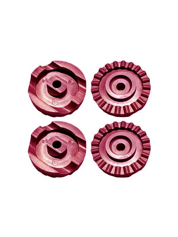 Опора дуги тента крыши (фиксатор тента) качелей Ольса (бордовый) 4шт. 