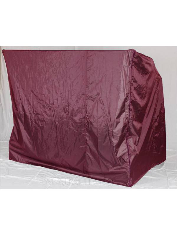 Чехол укрытие для садовых качелей до 220 см (бордовый)