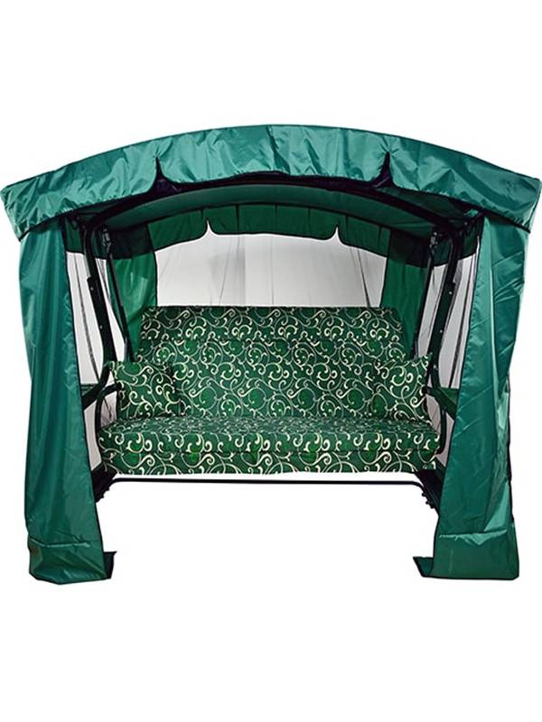 Тент с противомоскитной сеткой для садовых качелей Мадагаскар (2400х1450 мм)