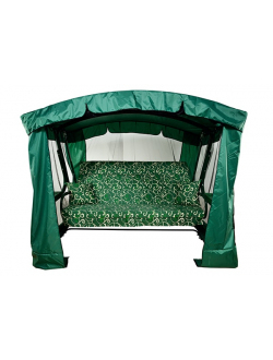 Тент с противомоскитной сеткой для садовых качелей Мадагаскар (2400х1450 мм)