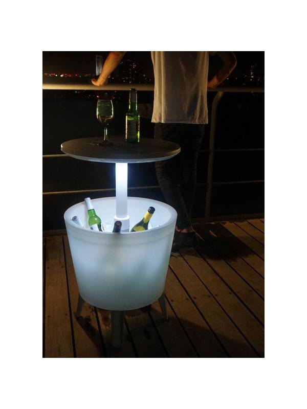 Стол-холодильник Illuminated Coolbar, белый