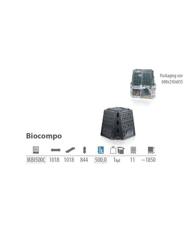 Компостер Biocompo 500л, черный