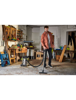 ONE + / Пылесос строительный RYOBI R18WDV (без батареи)