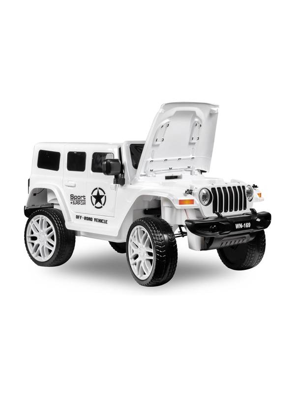 Детский электромобиль Kid’s Care Jeep Wrangler (белый)