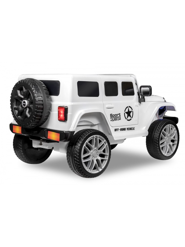 Детский электромобиль Kid’s Care Jeep Wrangler (белый)