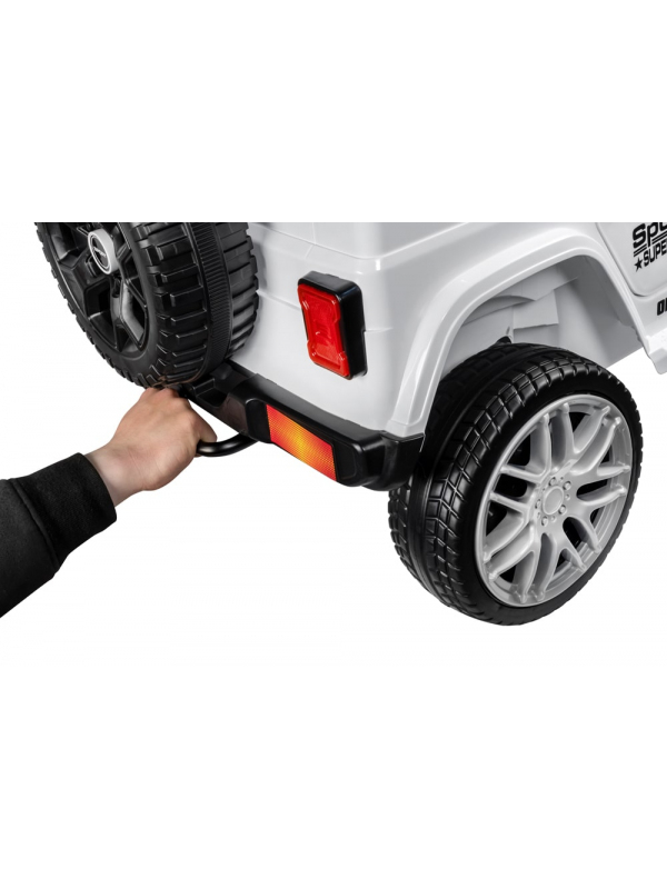 Детский электромобиль Kid’s Care Jeep Wrangler (белый)