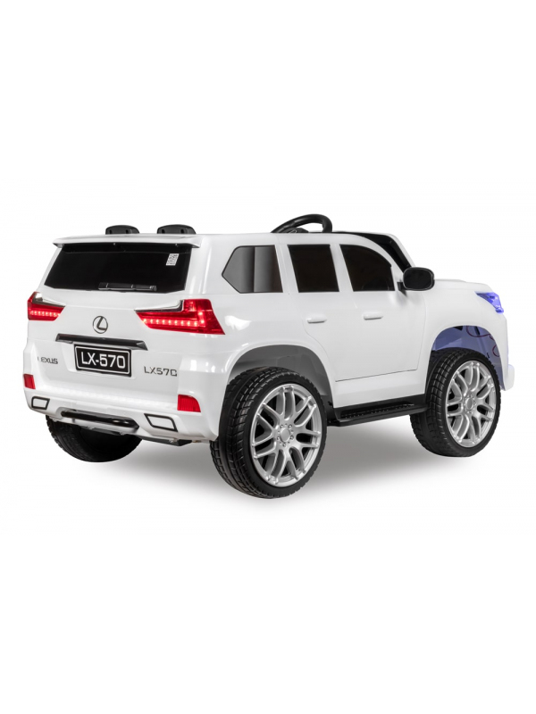 Детский электромобиль Kid’s Care Lexus LX 570 4х4 (белый)