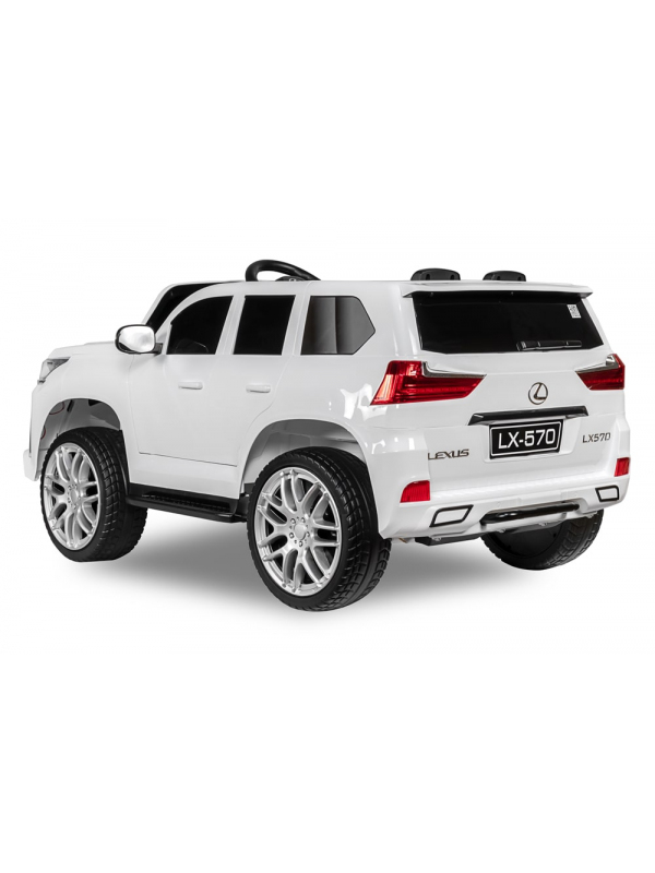 Детский электромобиль Kid’s Care Lexus LX 570 4х4 (белый)