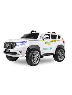 Детский электромобиль Kid's Care Toyota Land Cruiser Prado 4x4 (белый)