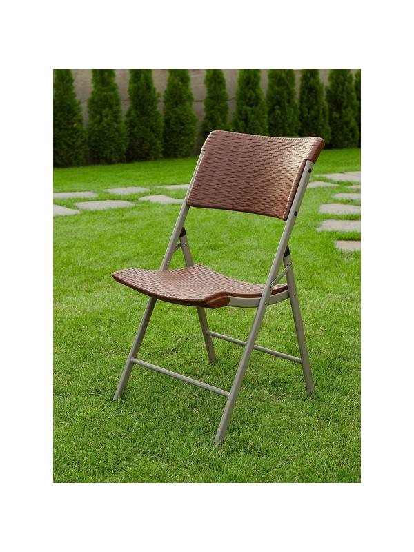 Набор складной садовой мебели CALVIANO (4 стула, ротанг)