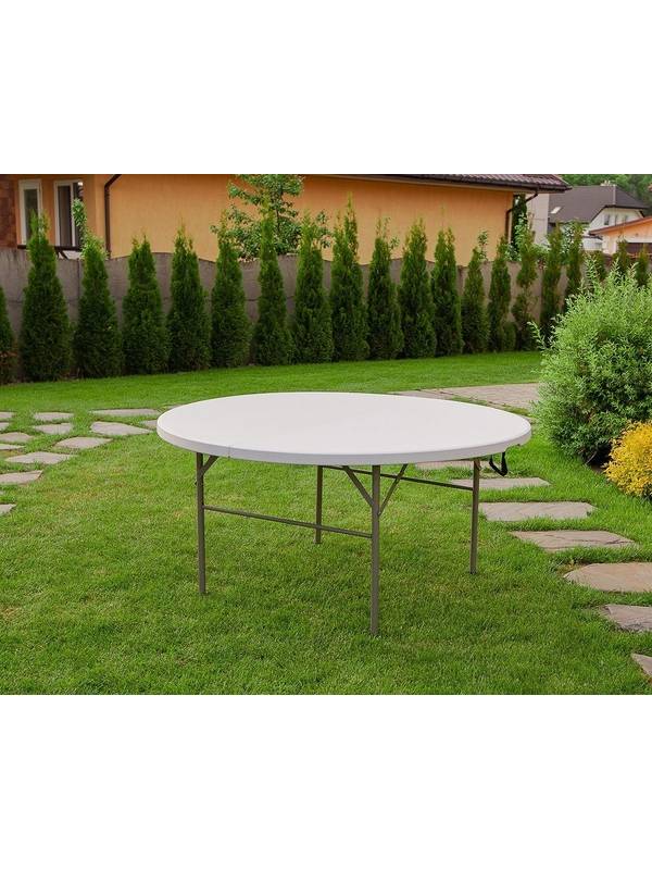 Набор складной садовой мебели CALVIANO (стол круглый 152см и 6 стульев)