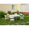Набор складной садовой мебели CALVIANO (стол круглый 152см и 6 стульев)