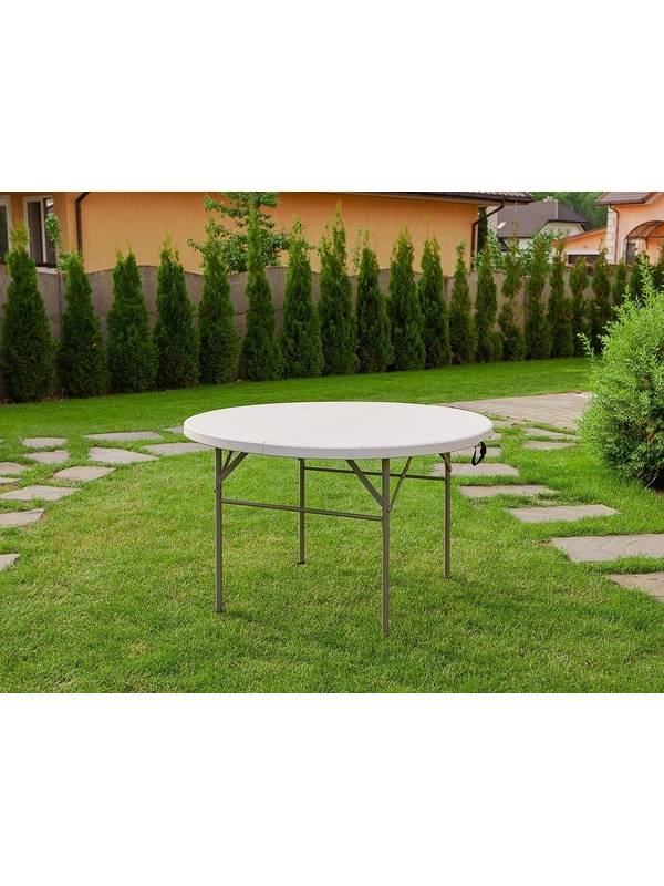 Набор складной садовой мебели CALVIANO (стол круглый 122см и 4 стула)