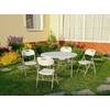 Набор складной садовой мебели CALVIANO (стол круглый 122см и 4 стула)