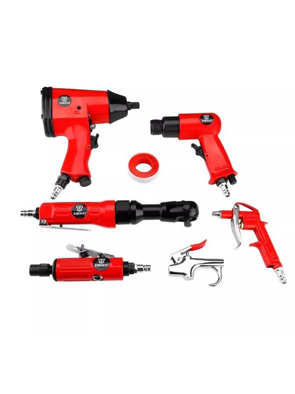 Набор пневмоинструмента и аксессуаров DEKO DKPT61 SET 61