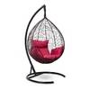 Подвесное кресло-кокон SEVILLA горячий шоколад кокон+бордовая подушка